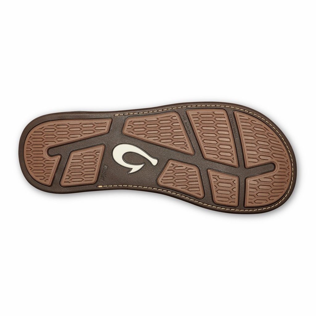 Olukai Men's Tuahine Flip Flop - Toffee US357-294